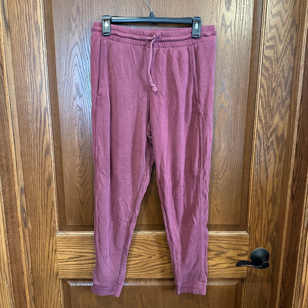 FP Movement Free People Modal Joggers‎ Berry Wine Drawstring Sweatpants Medium